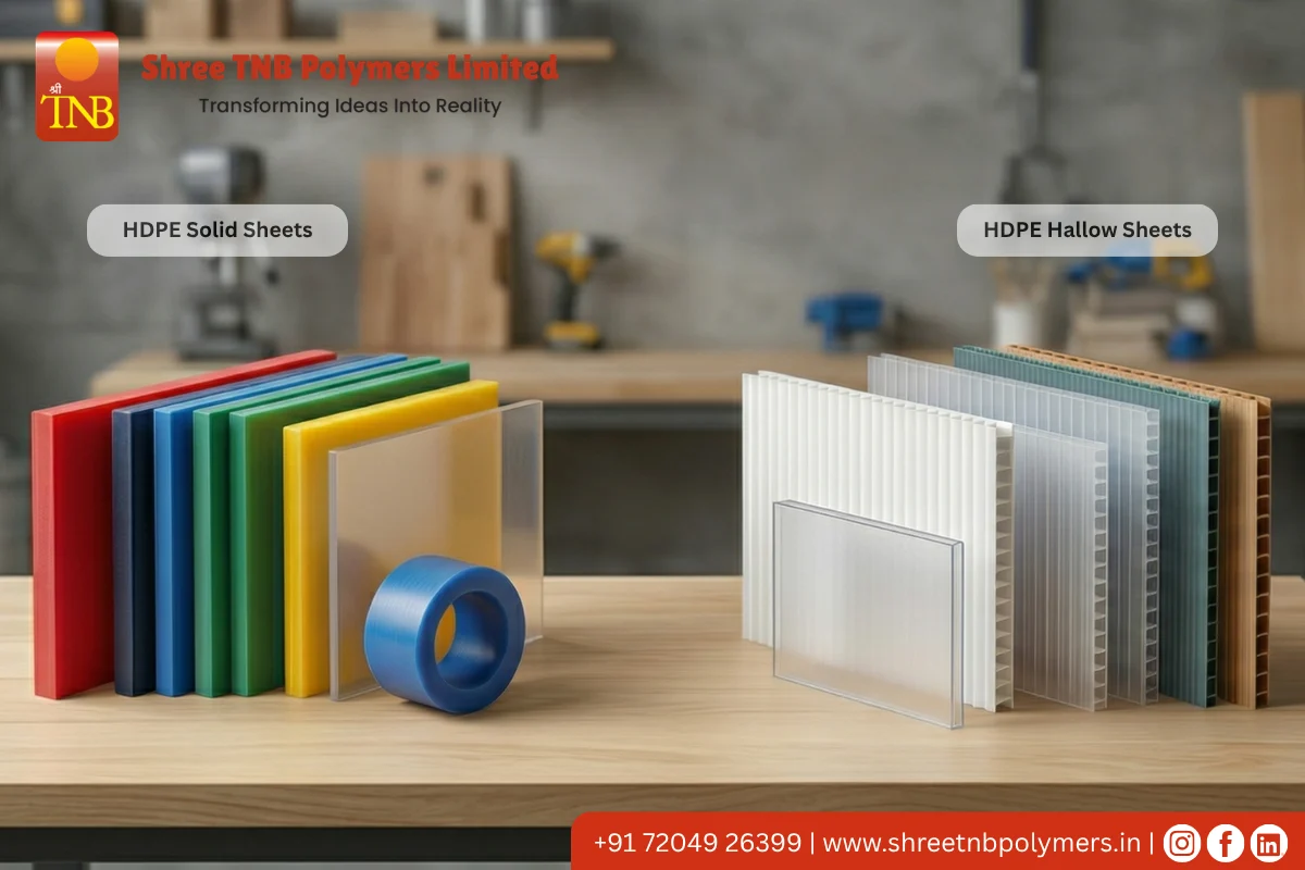 Understanding HDPE Solid Sheets and HDPE Hollow Sheets: Benefits & Applications